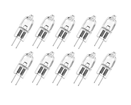 ShuoHui G4 Halogenlampen 20W 24V Dimmbare Bi-Pin-Basis Klare Kapsel Warmweiß Glühbirne 10er Pack von ShuoHui