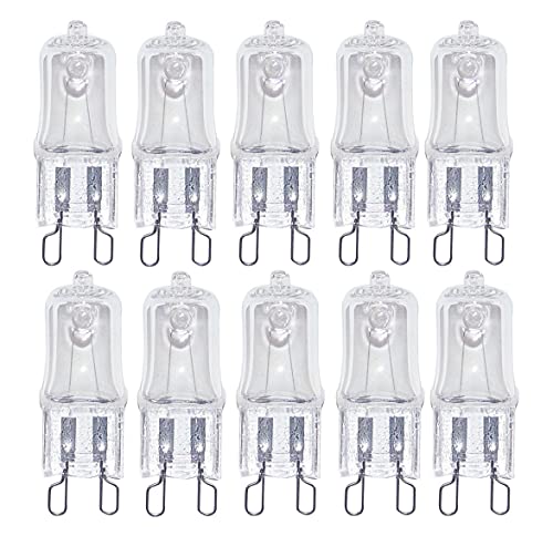 ShuoHui G9 230V 20W HalogenLampe Halogen Leuchtmittel HaloPin Clear Ersatz für Abstrahlwinkel Warmweiß - 2700K 10 Stück ShuoHui G9 230V 20W HalogenLampe Halogen Leuchtmittel HaloPin Clear Ersatz für Abstrahlwinkel Warmweiß - 2700K 10 Stück von ShuoHui