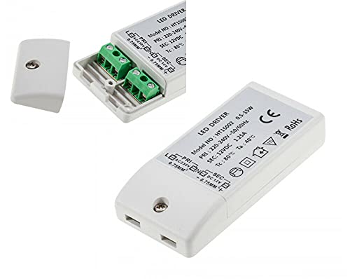 ShuoHui Led Trafo 12 Volt Treiber Driver Transformator Vorschaltgerät 0,5-15W 230V to 12V DC 1.25A von ShuoHui