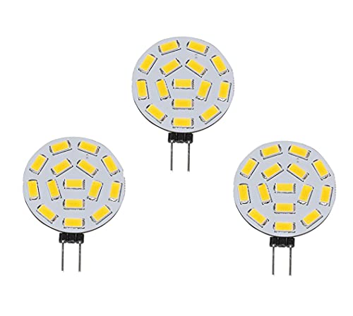 ShuoHui 3x LED Lampe G4 5730 Sockel Fassung Leuchte 15 SMD Weiss 12V-34V DC warmweiß 3W 2700K ShuoHui 3x LED Lampe G4 5730 Sockel Fassung Leuchte 15 SMD Weiss 12V-34V DC warmweiß 3W 2700K von ShuoHui