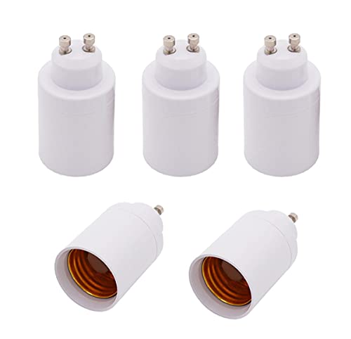 ShuoHui 5x GU10 auf E26/E27 Lampensockel Konverter, Glühlampenfassung Adapter Licht Lampe Sockel Konverter Lampe Halter ShuoHui 5x GU10 auf E26/E27 Lampensockel Konverter, Glühlampenfassung Adapter Licht Lampe Sockel Konverter Lampe Halter von ShuoHui