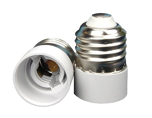 ShuoHui E27 auf E14 Lampensockel Adapter LED Lampen Fassung Sockel Adapter E27-E14 (2) von ShuoHui