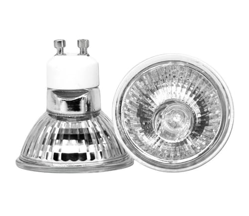 ShuoHui GU10 35W Halogen Leuchtmittel, Halogen Reflekto GU10 35 Watt Dimmbar, 2700K Warmweiß für Küche, Büro, Zuhause 360lm 230V (2) von ShuoHui