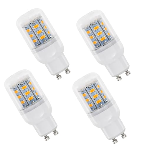 ShuoHui LED Leuchtmittel GU10 Röhre 4W 230V, 400LM Warmweiß 3000K, Nicht Dimmbar, Ersatz 40W Halogenlampen, 24 SMD 5730 LED GU10 Röhre für Deckenleuchte, Wandleuchte (2) von ShuoHui