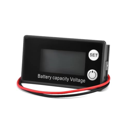 Labornetzteil,LabornetzgeräT DC8-100V Batteriekapazitätsanzeige LCD Digitaler Stromzähler Blei-Säure Lithium LiFe PO4 Spannungstester for Auto Motorrad(Optiona C) von Shupiquant