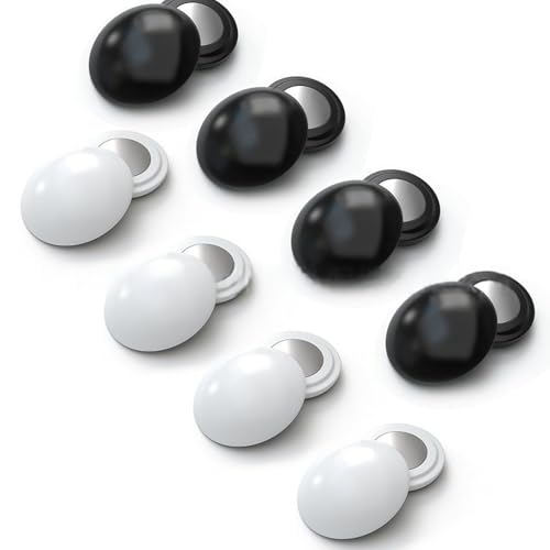 Packung 8/10 Rennen Labbermagnete Marathons Bib Clips Für Läufer Sicher Und Einfach Zu Verwendende Lätzchenbefestigungen In Weißen Und Schwarzen Wiederverwendbaren Rennlampen Clips von Shurhome