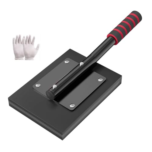 Professioneller, leichter Bodenverlegehämmer, geräuschreduziertes Design mit komfortablem Griff, für Bauunternehmer, Müdigkeit, weniger rutschfester Gummi-Fliesenhammer mit Stahlkern Professioneller, leichter Bodenverlegehämmer, geräuschreduziertes Design mit komfortablem Griff, für Bauunternehmer, Müdigkeit, weniger rutschfester Gummi-Fliesenhammer mit Stahlkern von Shurhome