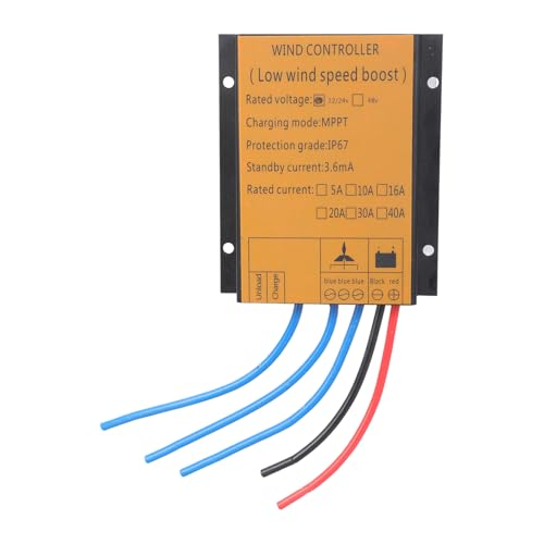 Shurhome Advanced MPPT Winds Turbinen Controller 12V 24 V 16A 300W 1000W Kühlkanal IP67 Waterdichte Autospannungen Mit Hoher Effizienz Windladesteuerungsteuerungen von Shurhome