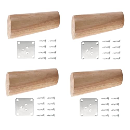 Tischbeinstützen aus Massivholz, stabile Stabilisatoren für Schreibtische, Stühle, Schränke, Möbelverstärkung, Sofabeine, Ersatzbeine, 4 Stück Tischbeinstützen aus Massivholz, stabile Stabilisatoren für Schreibtische, Stühle, Schränke, Möbelverstärkung, Sofabeine, Ersatzbeine, 4 Stück von Shurhome