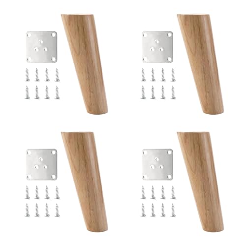Tischbeinstützen aus Massivholz, stabile Stabilisatoren für Schreibtische, Stühle, Schränke, Möbelverstärkung, Sofabeine, Ersatzbeine, 4 Stück Tischbeinstützen aus Massivholz, stabile Stabilisatoren für Schreibtische, Stühle, Schränke, Möbelverstärkung, Sofabeine, Ersatzbeine, 4 Stück von Shurhome