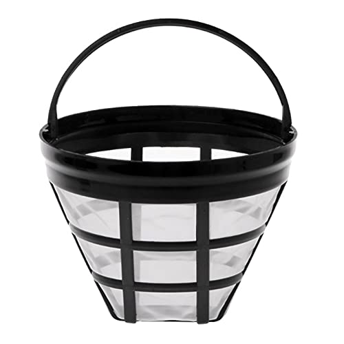 Dauer Kaffeefilter Für 8-12 Tassen Kaffee Filtergröße 4 Mit Edelstahlgewebe Kaffee Dauerfilter Edelstahl Kaffee Filter Mesh Korb Waschbar Kaffeefilter Wiederverwendbar Dauerkaffeefilter von Shurzzesj