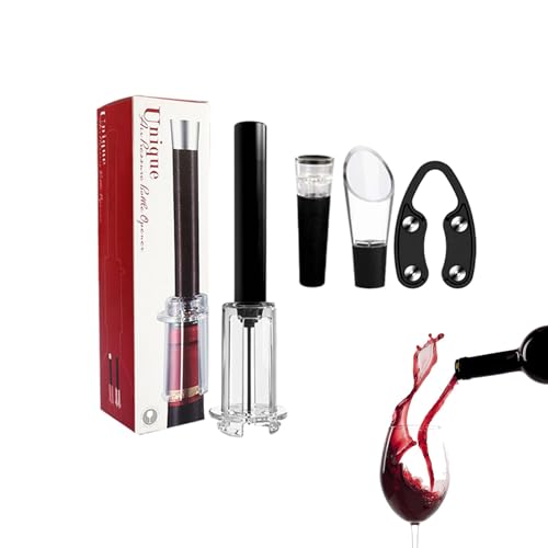 Wino The Go Wine Opening Set | Weinöffner Luftdruck | Korkenzieher | Weinöffner Mit Luftpumpe | Weinflaschenöffner-Pumpe | Wino The Go Weinöffnungsset von Shurzzesj