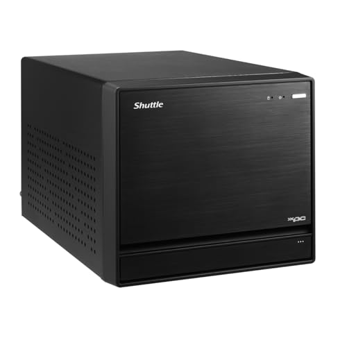 Shuttle XPC cube Barebone - S1200, Intel W580, vPRO, 4x LAN (2x 1Gb & 2x 2.5Gb), 4x 3.5" HDD bays, Cube, PC Barebone, Intel W580, LGA 1200 (Socket H5), DDR4-SDRAM, (SW580R8) von Shuttle