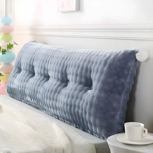 Shuyeon Rückenkissen, keilkissen, Rückenkissen für Bett und Sofa, Gemütliches Lesekissen mit removableem Bezug & praktischem Seitenfach - Ideal zum Anlehnen im Bett Shuyeon Rückenkissen, keilkissen, Rückenkissen für Bett und Sofa, Gemütliches Lesekissen mit removableem Bezug & praktischem Seitenfach - Ideal zum Anlehnen im Bett von Shuyeon