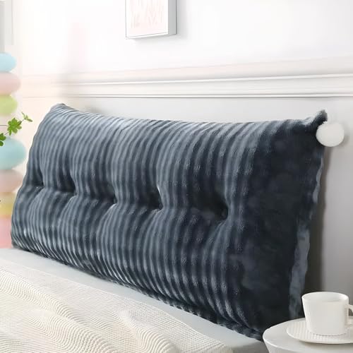 Shuyeon Rückenkissen, keilkissen, Rückenkissen für Bett und Sofa, Gemütliches Lesekissen mit removableem Bezug & praktischem Seitenfach - Ideal zum Anlehnen im Bett Shuyeon Rückenkissen, keilkissen, Rückenkissen für Bett und Sofa, Gemütliches Lesekissen mit removableem Bezug & praktischem Seitenfach - Ideal zum Anlehnen im Bett von Shuyeon