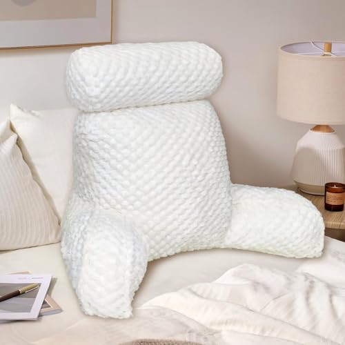 Shuyeon Rückenkissen mit Abnehmbarer Nackenrolle & Armlehnen – Sitzkissen für Bett und Couch, Lesen, Fernsehen, Gaming – Ergonomische Rückenstütze für Erwachsene Shuyeon Rückenkissen mit Abnehmbarer Nackenrolle & Armlehnen – Sitzkissen für Bett und Couch, Lesen, Fernsehen, Gaming – Ergonomische Rückenstütze für Erwachsene von Shuyeon