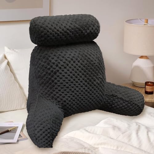 Shuyeon Rückenkissen mit Abnehmbarer Nackenrolle & Armlehnen – Sitzkissen für Bett und Couch, Lesen, Fernsehen, Gaming – Ergonomische Rückenstütze für Erwachsene Shuyeon Rückenkissen mit Abnehmbarer Nackenrolle & Armlehnen – Sitzkissen für Bett und Couch, Lesen, Fernsehen, Gaming – Ergonomische Rückenstütze für Erwachsene von Shuyeon