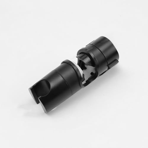 Shwdsy Duschhalterung, Verstellbares ABS Duschkopf Halterung, 360° Drehbar Duschbrause Halterung, Geeignet für Schiebestangen mit Einem Außendurchmesser von 18-25 mm, für Duschköpfe von Shwdsy