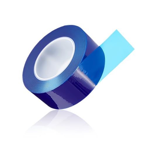 Shwdsy PE-Material Schutzfolienband, 0,05 mm Dick Rolle Klebeband, 5 cm × 200 m Abnehmbare Schutzfolie Band, Blau Entfernbares Band Schutzfolien, zum Schutz von Haushaltsgeräten von Shwdsy