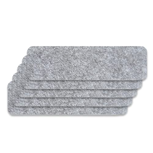 Shxchen 15 Stück Stufenmatten rutschfeste, Treppenteppich Selbstklebend Treppenstufen Matten Teppich Läufer Innen Treppenmatten Stufenteppich Rechteckig Stufenmatte Modern, 55x20cm, grau von Shxchen