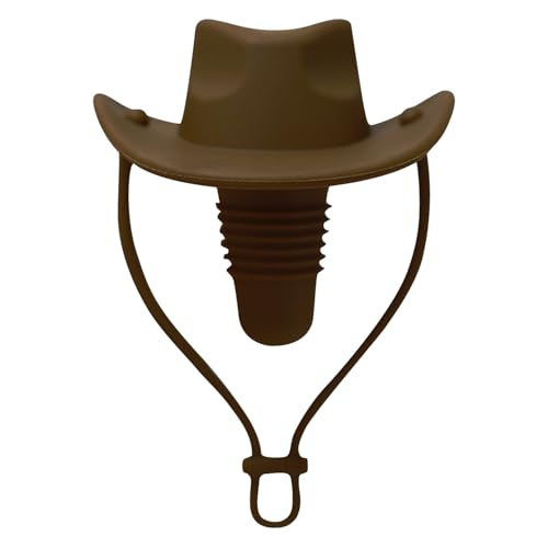 Cowboyhut-Weinverschluss, Silikon-Weinverschluss, Champagnerflasche, Silikon-Stopper, lustiger Cowboyhut, Bar, Zuhause, Hochzeit, dekorativer Weinstopfen für Bier, Champagner Cowboyhut-Weinverschluss, Silikon-Weinverschluss, Champagnerflasche, Silikon-Stopper, lustiger Cowboyhut, Bar, Zuhause, Hochzeit, dekorativer Weinstopfen für Bier, Champagner von Shxupjn