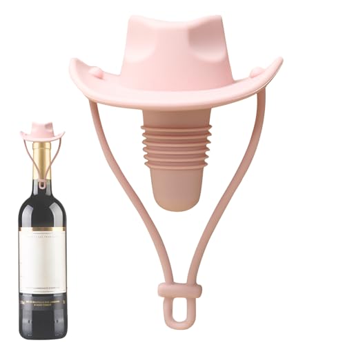 Cowboyhut-Weinverschluss, Silikon-Weinverschluss, Champagnerflasche, Silikon-Stopper, lustiger Cowboyhut, Bar, Zuhause, Hochzeit, dekorativer Weinstopfen für Bier, Champagner Cowboyhut-Weinverschluss, Silikon-Weinverschluss, Champagnerflasche, Silikon-Stopper, lustiger Cowboyhut, Bar, Zuhause, Hochzeit, dekorativer Weinstopfen für Bier, Champagner von Shxupjn