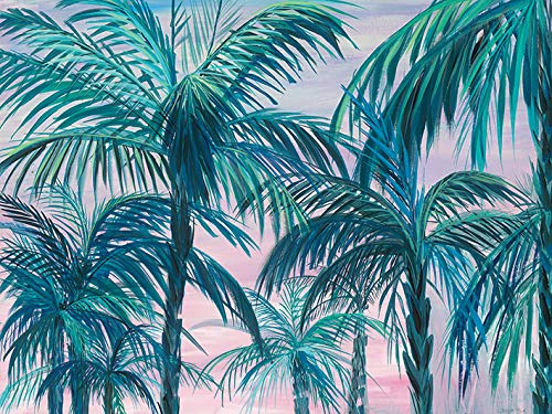 Shyama Ruffell Palm Trees Leinwanddruck, Mehrfarbig, 60 x 80 cm von Shyama Ruffell