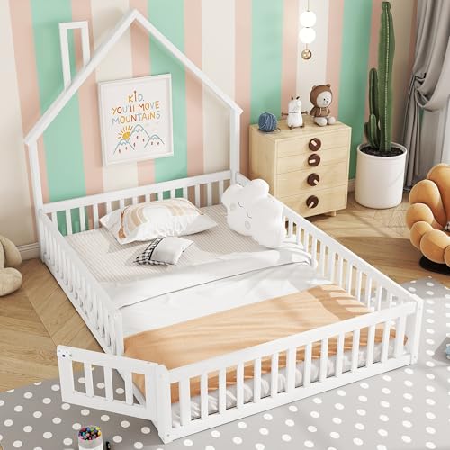 Polsterbett 140 x 190 cm Kinderbett Schornsteinform Bett mit Lattenrost ohne Matratze Kiefernholz Minimalistischer Stil Weiß Polsterbett 140 x 190 cm Kinderbett Schornsteinform Bett mit Lattenrost ohne Matratze Kiefernholz Minimalistischer Stil Weiß von Shye