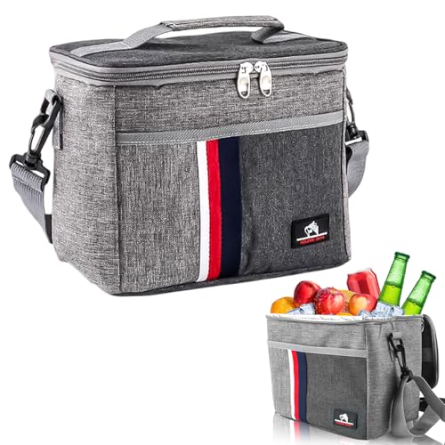 Shyllin Klein Kühltasche Picknicktasche (Grau) von Shyllin