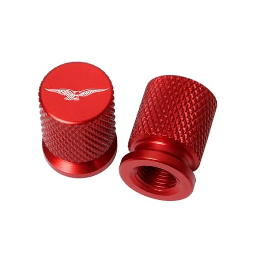 SiMuRYP Ventildeckel für Motorradreifen Für Moto Guzzi V85tt V100 Mandello V7 Stein V8S V85 TT Bobber Breva 850 Rad Reifen Ventil Kappe Stem Abdeckung Bouchon Zubehör(A) von SiMuRYP