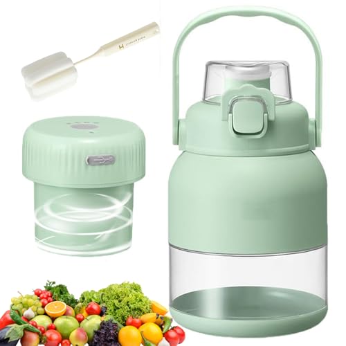 Electric Citrus Juicer 28 Oz,Fresh Juice Blender Bottle Portable,Mini Blender Bottle Straw, Electric Juicer Bottle,Multifunctional Large-Capacity Wireless Blenders Rechargeable (800ml) von SiQiYu