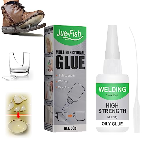 Jue Fish Glue - Jue Fish Multifunctional Glue - Jue-Fish Welding High-Strength Oily Glue - All Purpose Super Glue Extra Strength-Shoe Glue Repair Adhesive (1) von SiQiYu