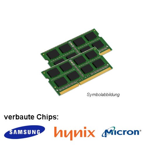 4GB Dual Channel Kit (2X 2GB) für Toshiba Satellite M70 DDR2 (PC2 4200S) SO Dimm Arbeitsspeicher von SiQuell