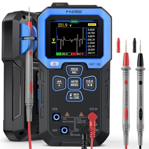 Digitales Multimeter,9999 TRMS-Zhler Wiederaufladbares Volt-Messgert mit Automatischem Intervall,Aufnahmemodus und Datenberwachung,Widerstand,Kapazitt,Diode,Frequenz,NCV von SiRyder