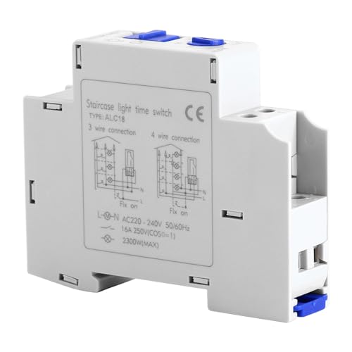 SiRyder Zeitschaltuhr Treppenlicht, AC 220-240V Timer Treppenlicht Automatischer Schalter Timer Relais Elektronisch mechanisch Beleuchtung Flur Zweck SiRyder Zeitschaltuhr Treppenlicht, AC 220-240V Timer Treppenlicht Automatischer Schalter Timer Relais Elektronisch mechanisch Beleuchtung Flur Zweck von SiRyder