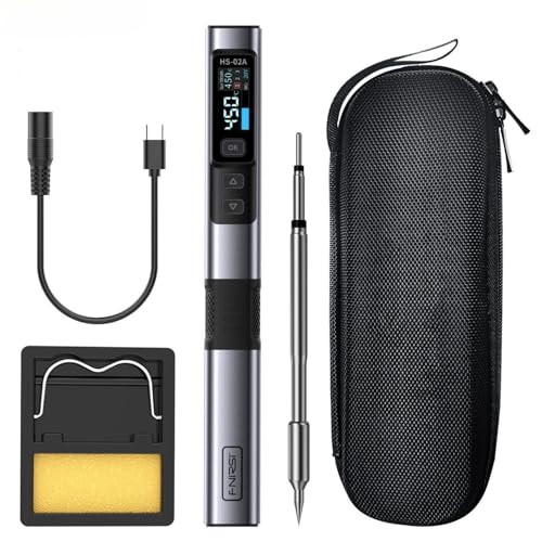 Smart USB Lötkolben,DC 9-24V 100W Soldering Iron Schnelle Aufheizung in 2 Sekunden Einstellbare Temperatur von 100-450℃ Präzisions Lötkolben Set,Einzelne Lötkolbenspitze Smart USB Lötkolben,DC 9-24V 100W Soldering Iron Schnelle Aufheizung in 2 Sekunden Einstellbare Temperatur von 100-450℃ Präzisions Lötkolben Set,Einzelne Lötkolbenspitze von SiRyder