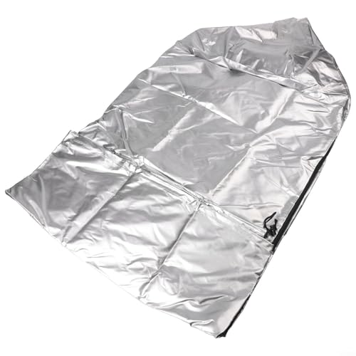 1 x Reifenabdeckung für 4 Reifen, robustes 420D-Oxford-Material, einfache Wartung, Größenoptionen 82 cm x 120 cm und 73 cm x 110 cm (Silber 82 x 120 cm) von SiSinkal
