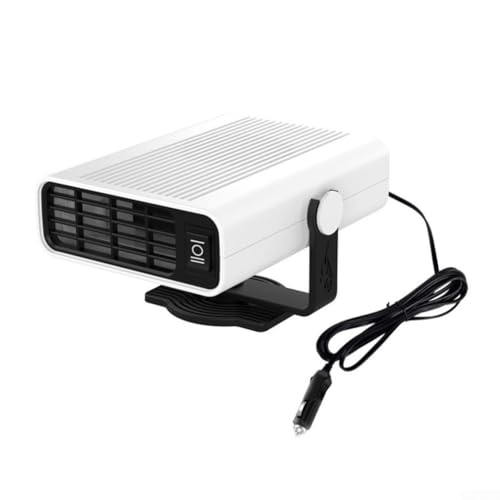120 W Autoheizung mit kompakter Größe, perfekt für Zuhause, Camping oder Autofahrten (weiß) von SiSinkal