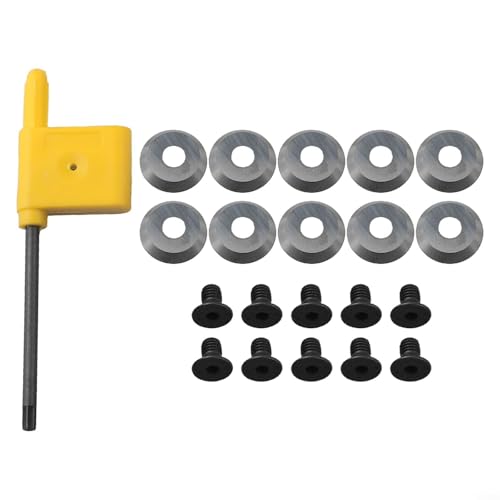 16 mm runde Hartmetall-Einsätze für Drechselprojekte, Fräser mit Schrauben von SiSinkal