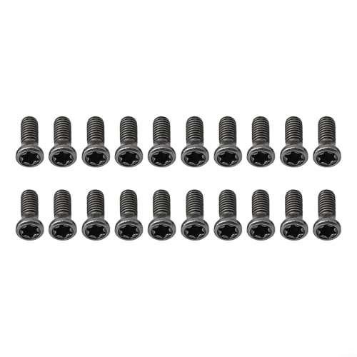20 Stück Torx Schrauben für CNC Drehmaschine Werkzeug Ersatz M2 M2 5 für 5 M5 Für Hartmetall Messerhalter mit Torx Steckkopf Design (.5*10) von SiSinkal
