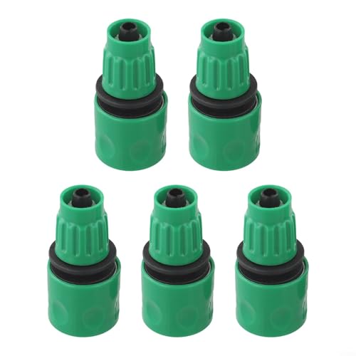 3/20.3 cm Gartenschlauch Schnellverbinder, Kunststoff Expansionsrohr Fitting Wasseranschluss Zubehör zum Erweitern von Schläuchen Ersatzteile 5 Pack Grün von SiSinkal