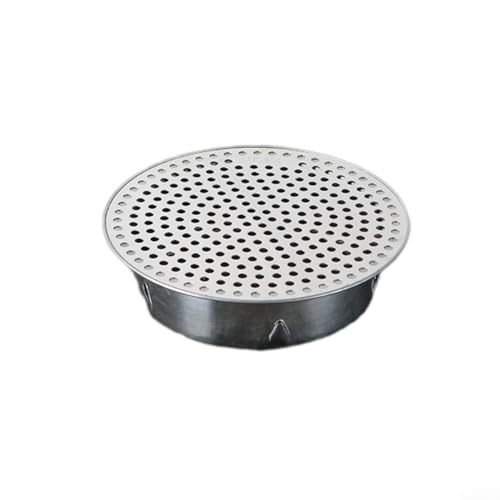 304 Edelstahl Dachbodenablaufabdeckung Anti-Verstopfung Drainagesystem für Balkon Garten PVC-Rohr (160 Röhren) von SiSinkal