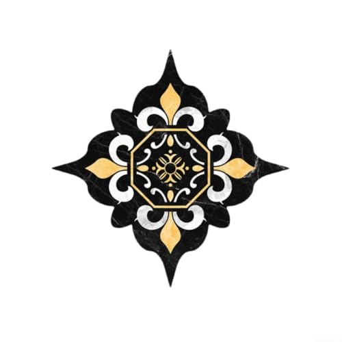 36 Stück Fliesenaufkleber für einfache Dekoration in Küche und Badezimmer (D) von SiSinkal