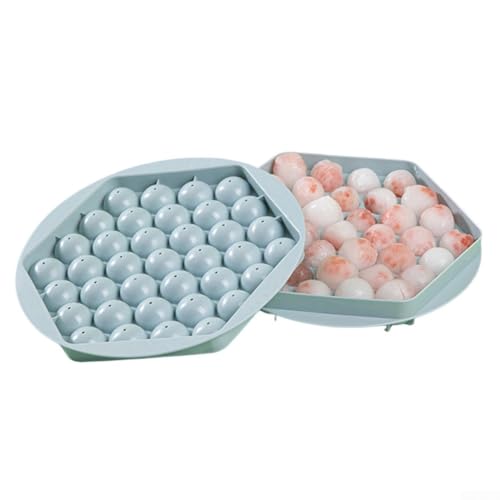 37 Eishockey-Puck für Form zum Basteln von erfrischendem Eis zur Verbesserung von Getränken mit frischen Aromen (blau) von SiSinkal