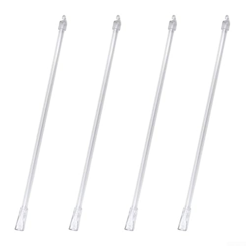 4 Acryl-Jalousienstangen 30,5 cm mit Haken und Griffen für reibungslose Bedienung und Anpassung 4 Acryl-Jalousienstangen 30,5 cm mit Haken und Griffen für reibungslose Bedienung und Anpassung von SiSinkal