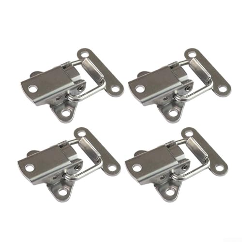 4 Stück Edelstahl Butterfly-Schlösser für Holzkisten Koffer Werkzeugkästen Flugkoffer Gepäckschränke Kofferraum mit stabilem Anti-Material 4 Stück Edelstahl Butterfly-Schlösser für Holzkisten Koffer Werkzeugkästen Flugkoffer Gepäckschränke Kofferraum mit stabilem Anti-Material von SiSinkal