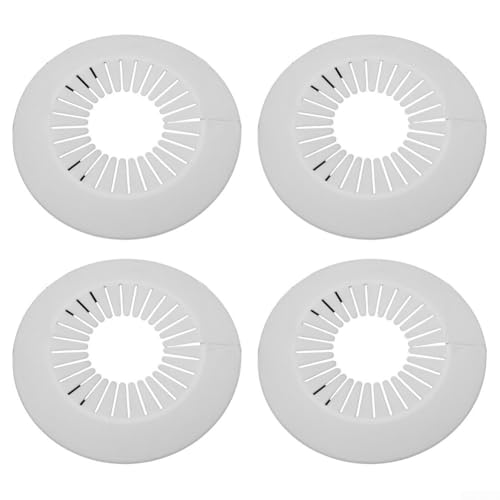 4 Stück Rohrk-Wandlochabdeckungen, dekoratives Zubehör für Wasserhähne und Armaturen (56 mm) von SiSinkal