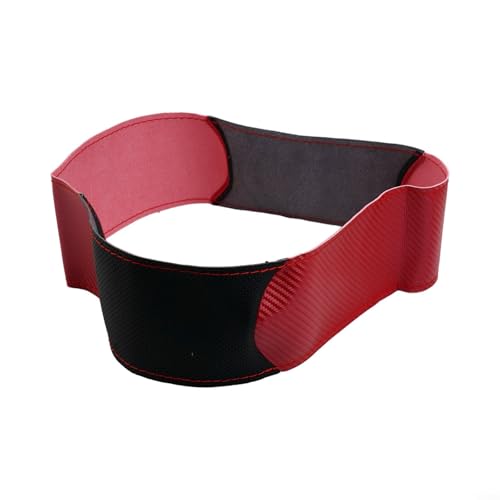 Ästhetisches Upgrade, handgefertigte Mikrofaser-Leder-Stahlabdeckung, um das Aussehen jedes Fahrzeuginnenraums aufzufrischen (rot) von SiSinkal