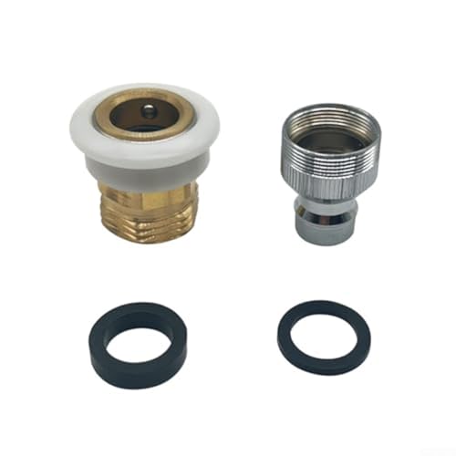 Adapter passend männlich 151627 oder weiblich 556427 x männlich 3/4 Gartenschlauch, entworfen für tragbare Waschmaschinen, Geschirrspüler und Luftbefeuchter, robustes und langlebiges Material von SiSinkal