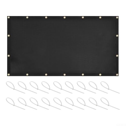 BBQ Grill Hitzeschild Deck Protector Feuerfeste Fiberglasmatte mit Silikonbeschichtung Temperaturbeständig bis 482.2 °C Wandschutz Abdeckung mit Kabelbindern für Outdoor Kochen (91,5 x 183 cm) von SiSinkal